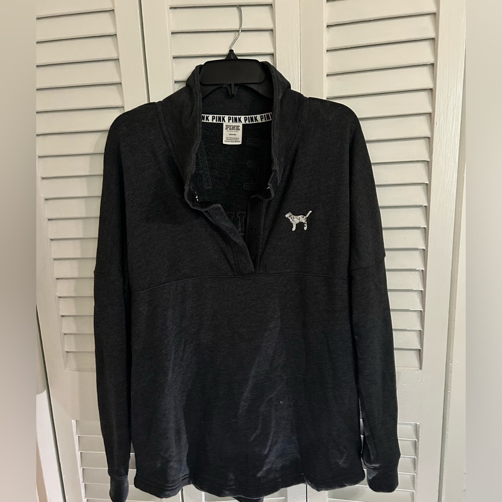 PINK Victoria's Secret Charcoal sweater